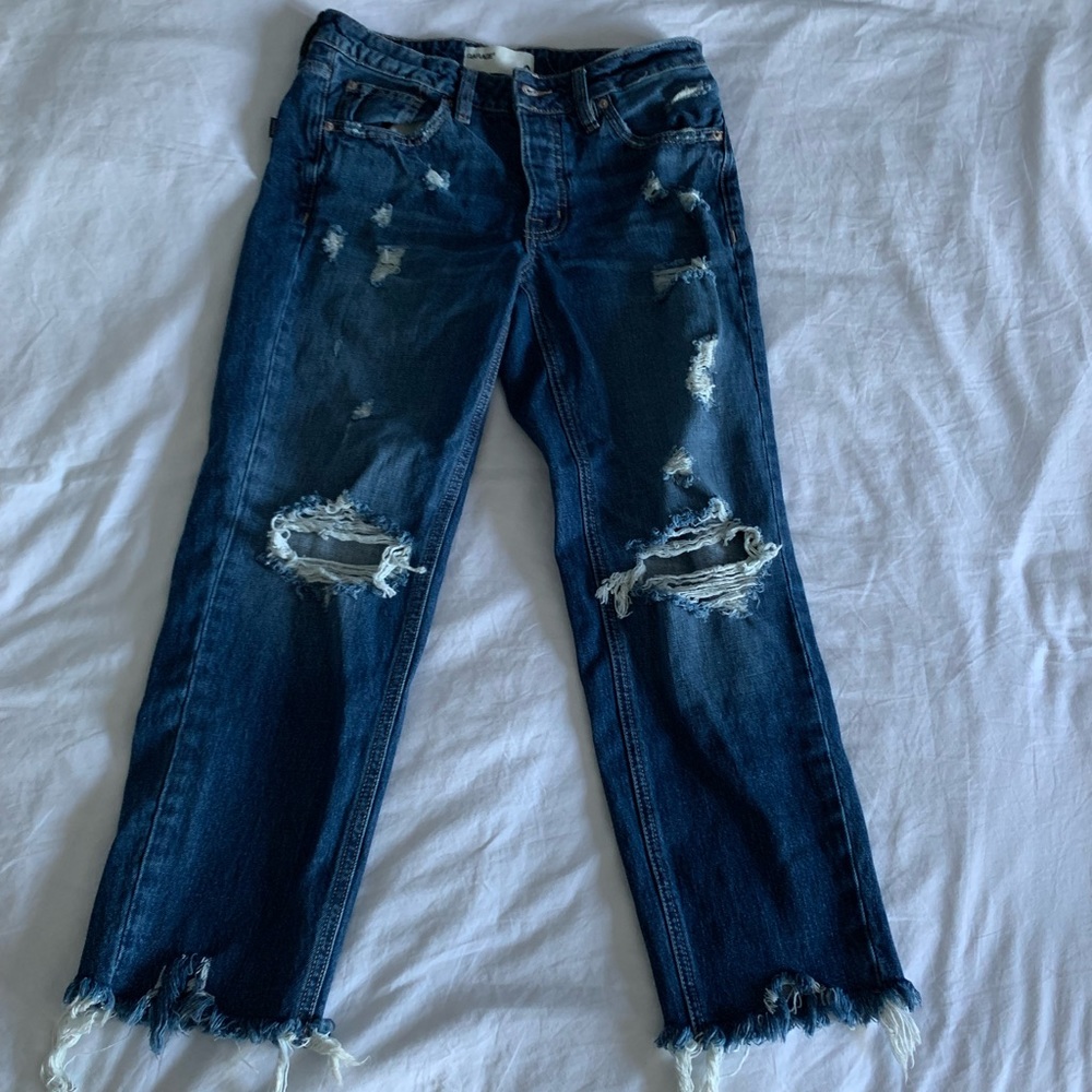Ripped Garage mom jeans